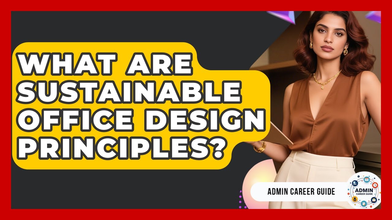 What Are Sustainable Office Design Principles? - Admin Career Guide
