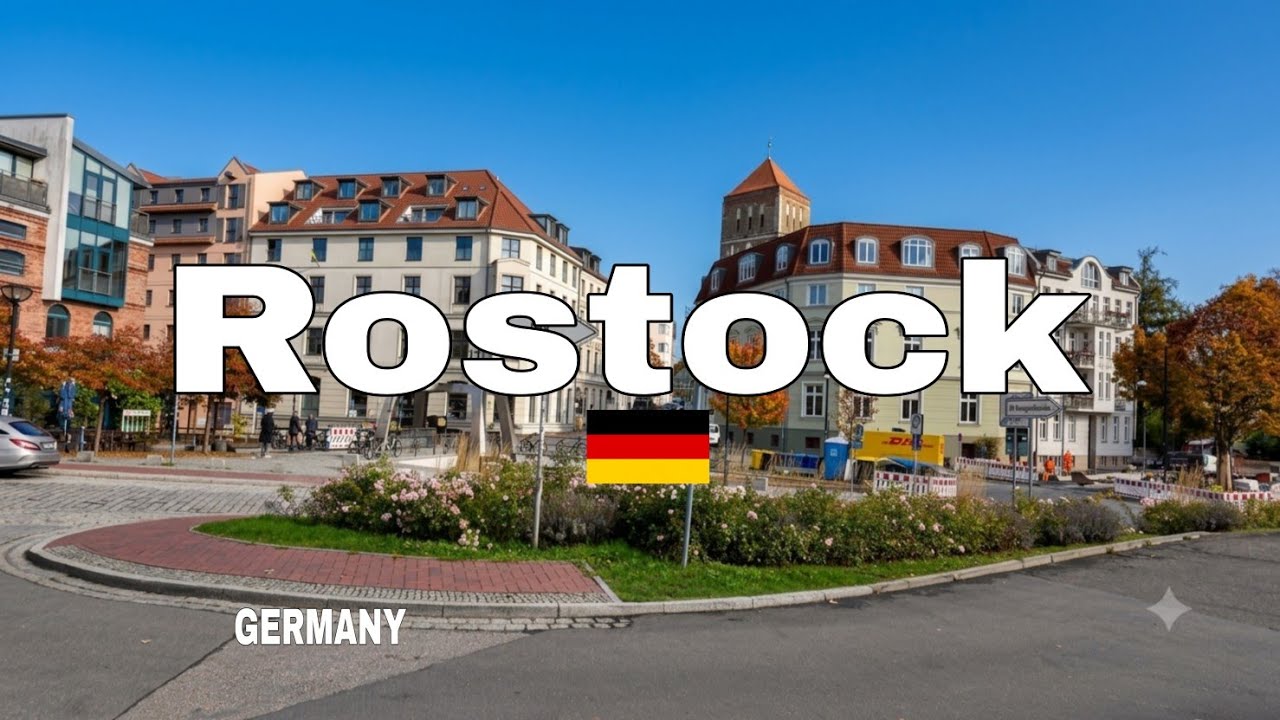 Rostock Germany 🇩🇪 Walking Tour | Exploring the Beautiful Baltic City in 4K 60fps