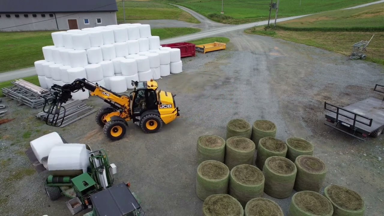 Wrapping and stacking with McHale and JCB TM320