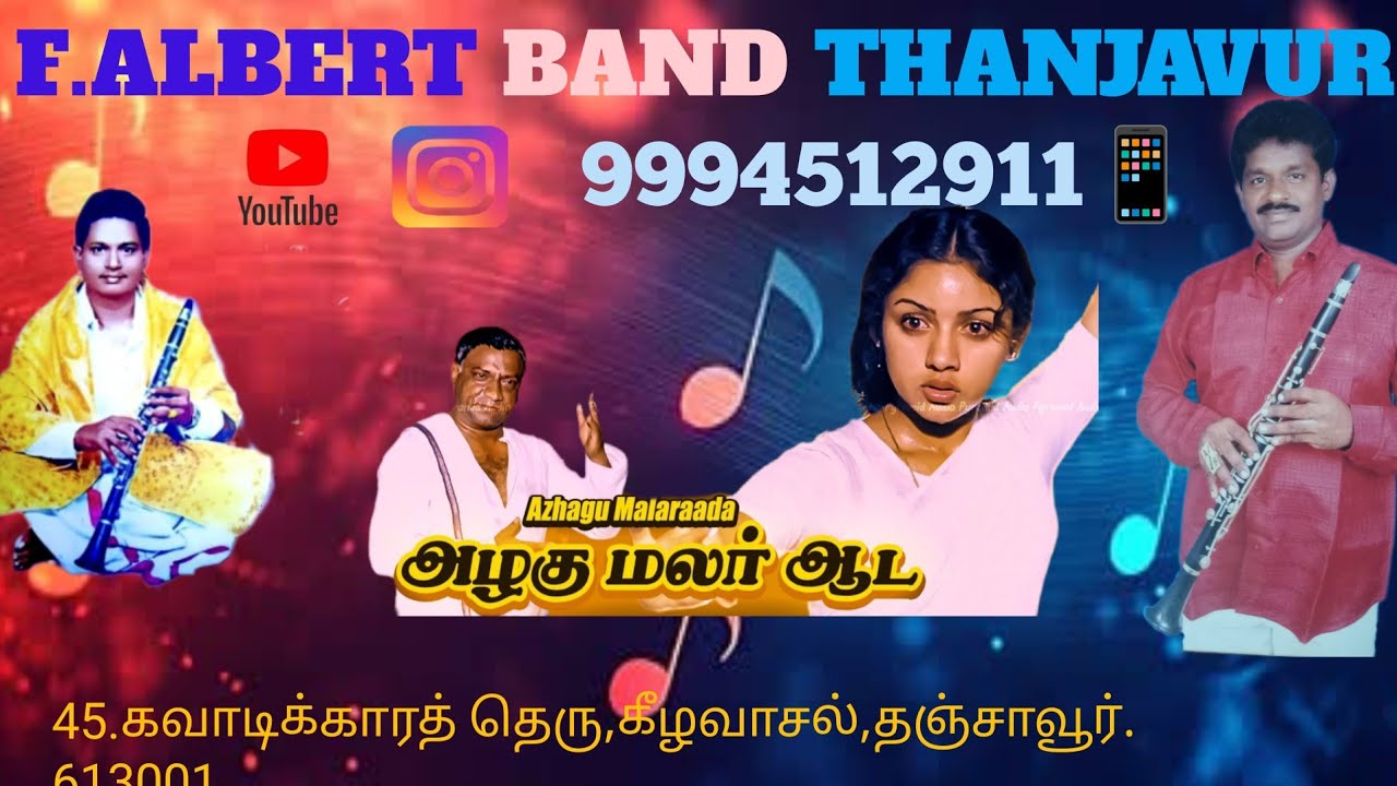 #Azhagu_Malar_Ada_song .. FAB BAND THANJAVUR.. 9994512911🎶🎉🥁