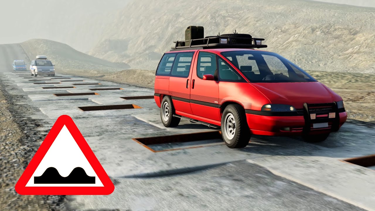 BeamNG Drive - Suspension & Stress Testing The 1989-1995 Bruckell LeGran VRV