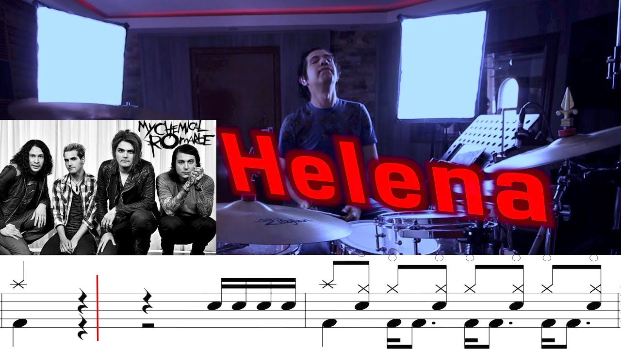 My Chemical Romance - Helena | Drum Cover (Drum Score) | Hugo Zerecero