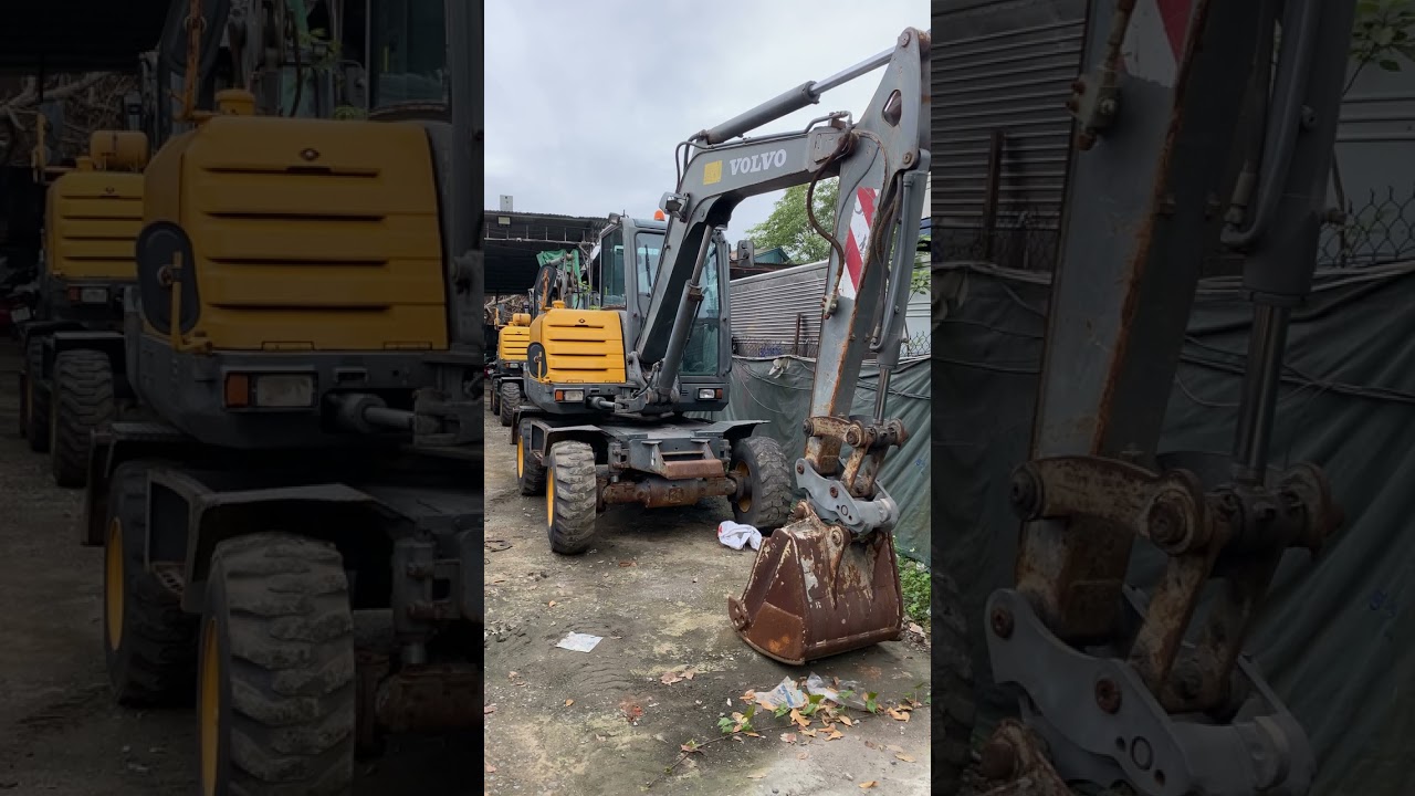 Kho Bãi Máy Xúc Cũ Doosan Hyundai Volvo