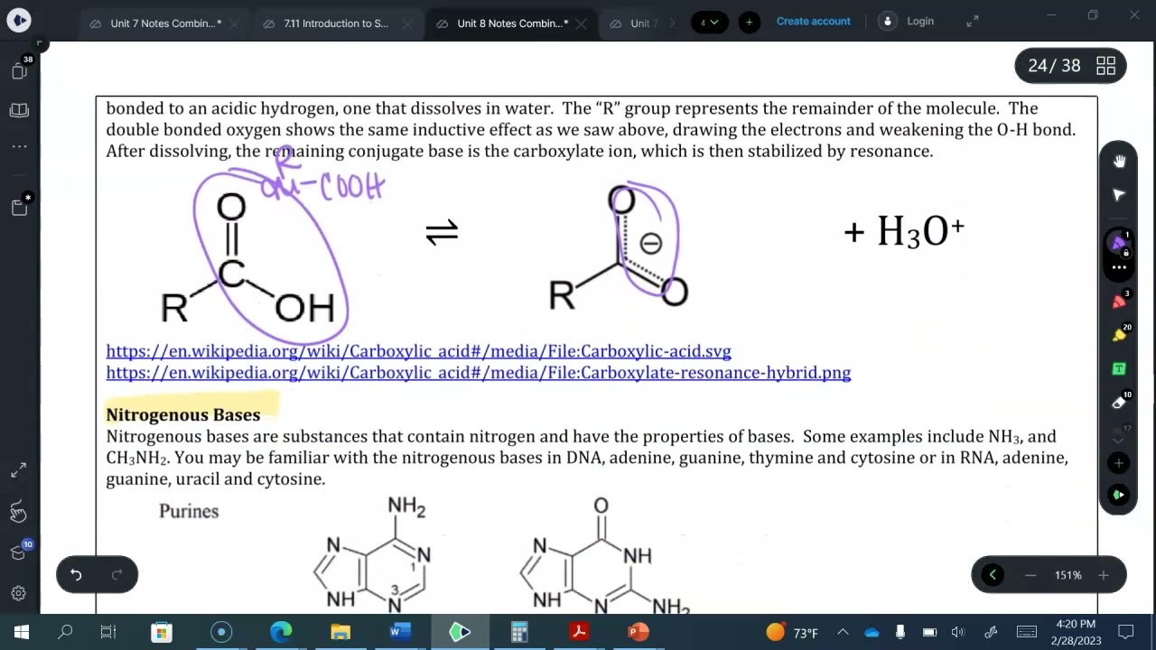 8.6 Molecular Structure of Acids and Bases