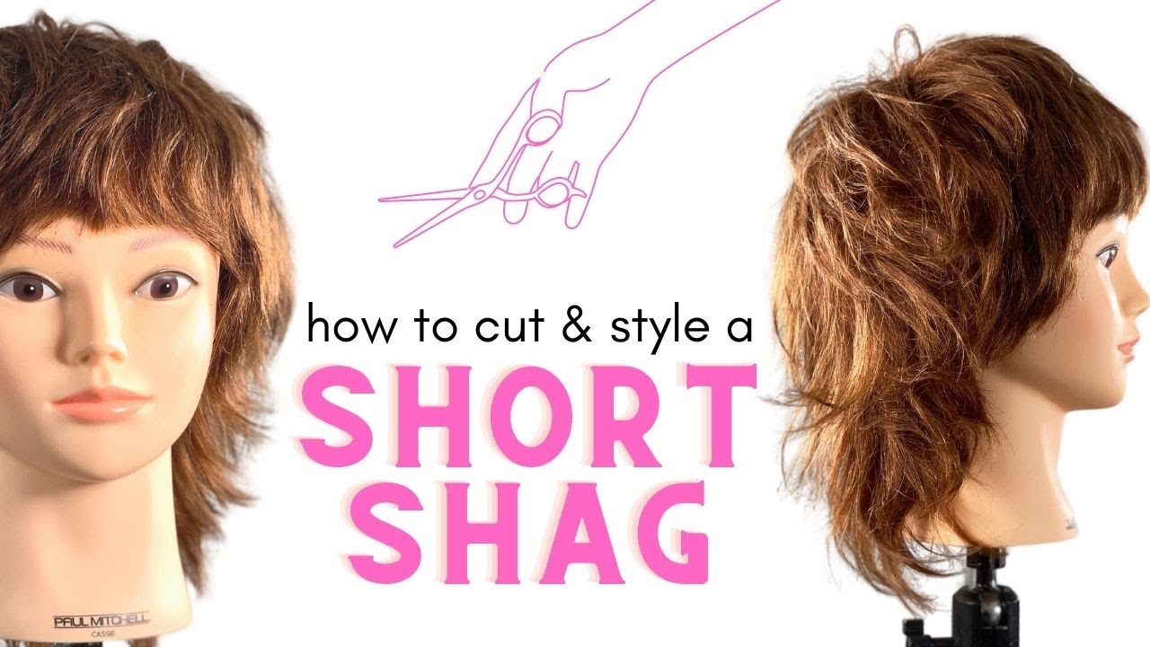 How to Cut and Style a Short Shag