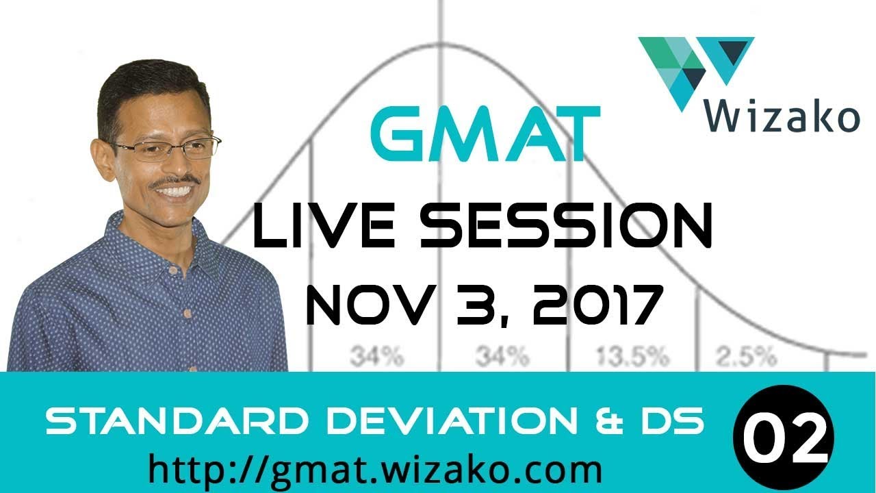 Standard Deviation, Variance & Data Sufficiency in Statistics - Nov 3, 2017