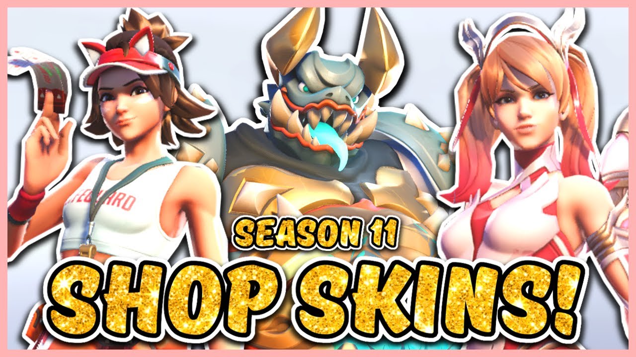 Overwatch 2 SEASON 11 SHOP SKINS (New Rose Gold Mercy Skin!)