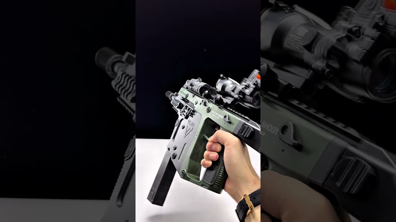Kriss vector+ Tracer.Who needs this for Christmas? #toys #gelblasters #gelblasterguns #airsoft