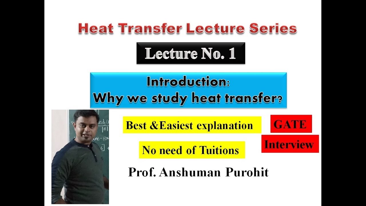 HEAT TRANSFER INTRODUCTION LEC1