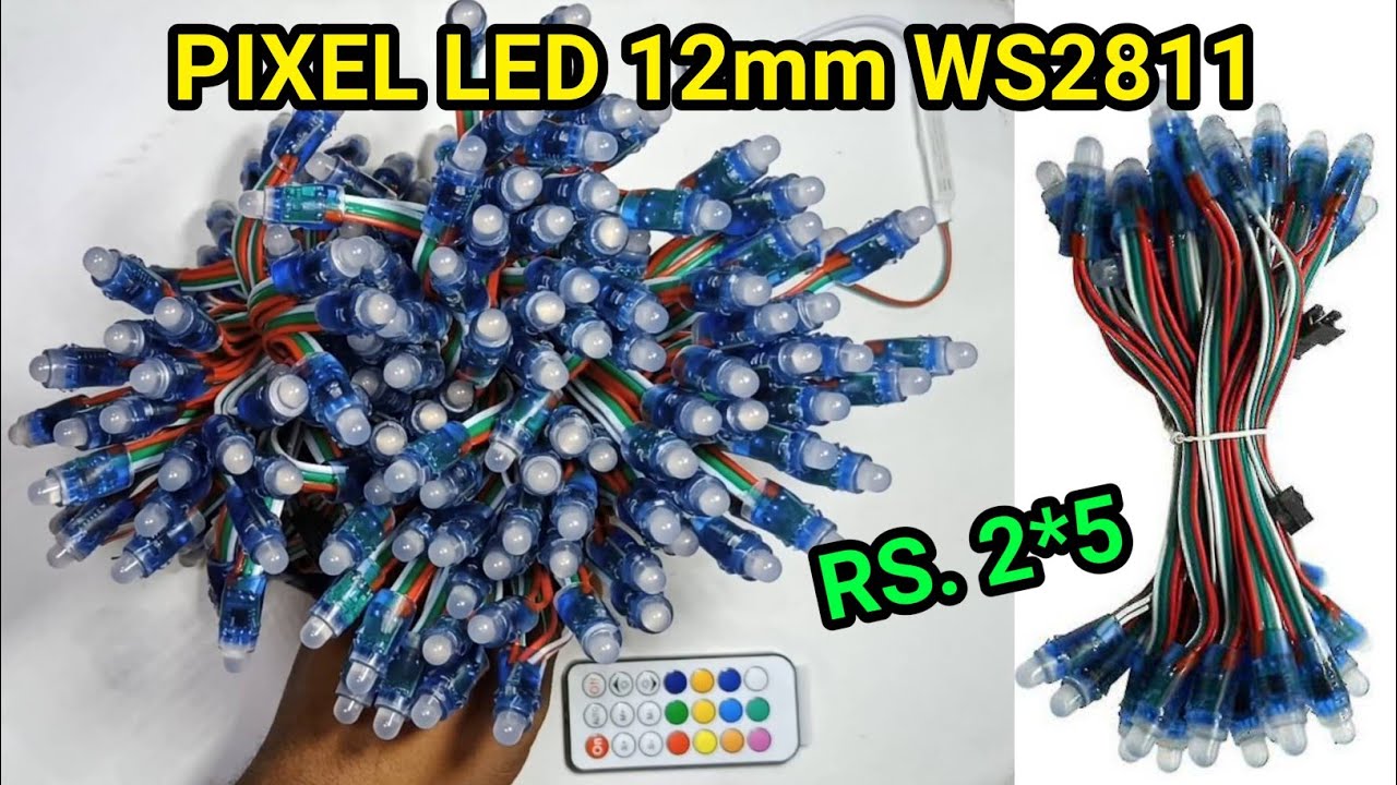 UNBOXING PIXEL LED 12mm WS2811 WITH CONTROLLER || 🤗🤗🤗