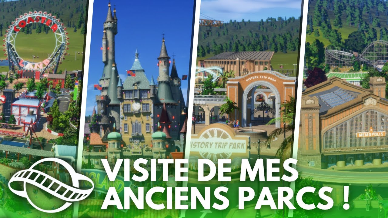 🗝️ Visite de mes anciens parcs ! | Mon évolution sur Planet Coaster