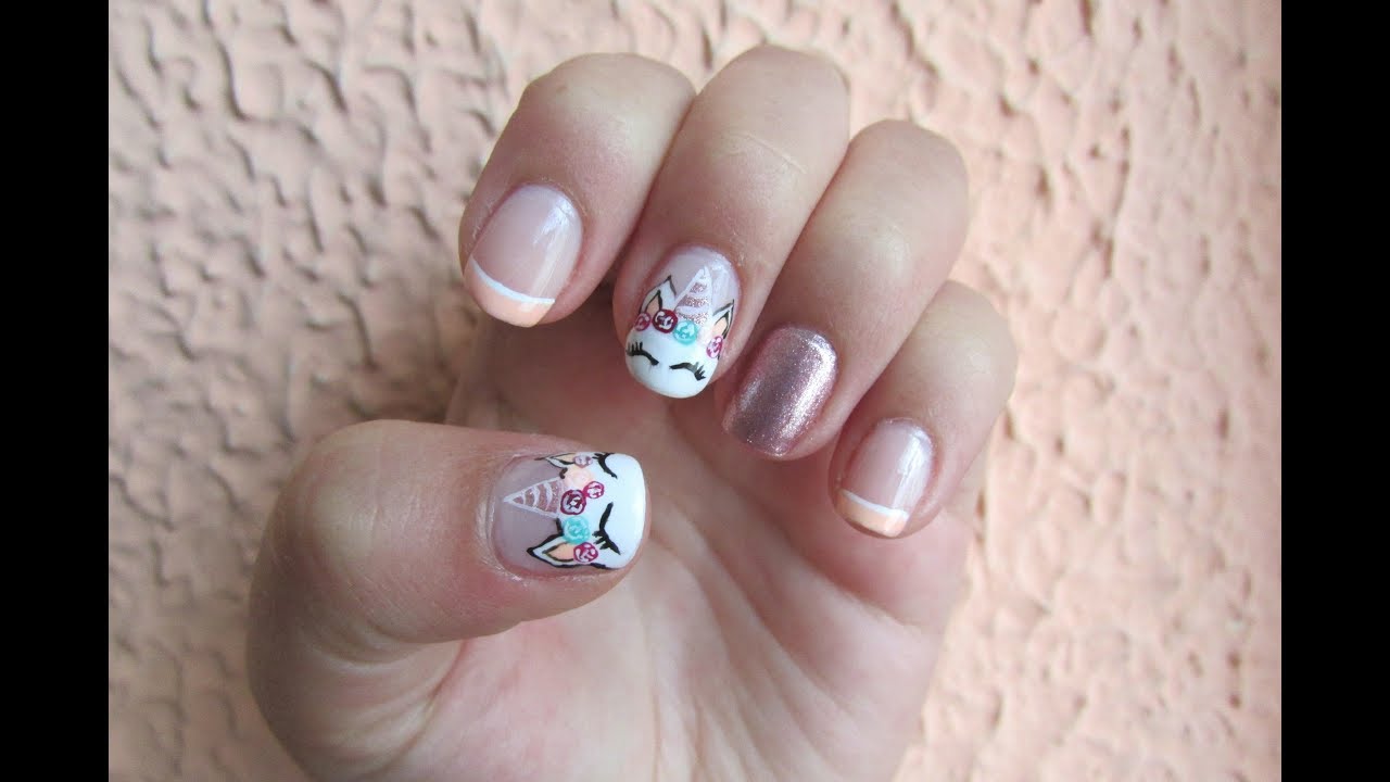 ¡Haz este lindo UNICORNIO en tus UÑAS! || CONAILS