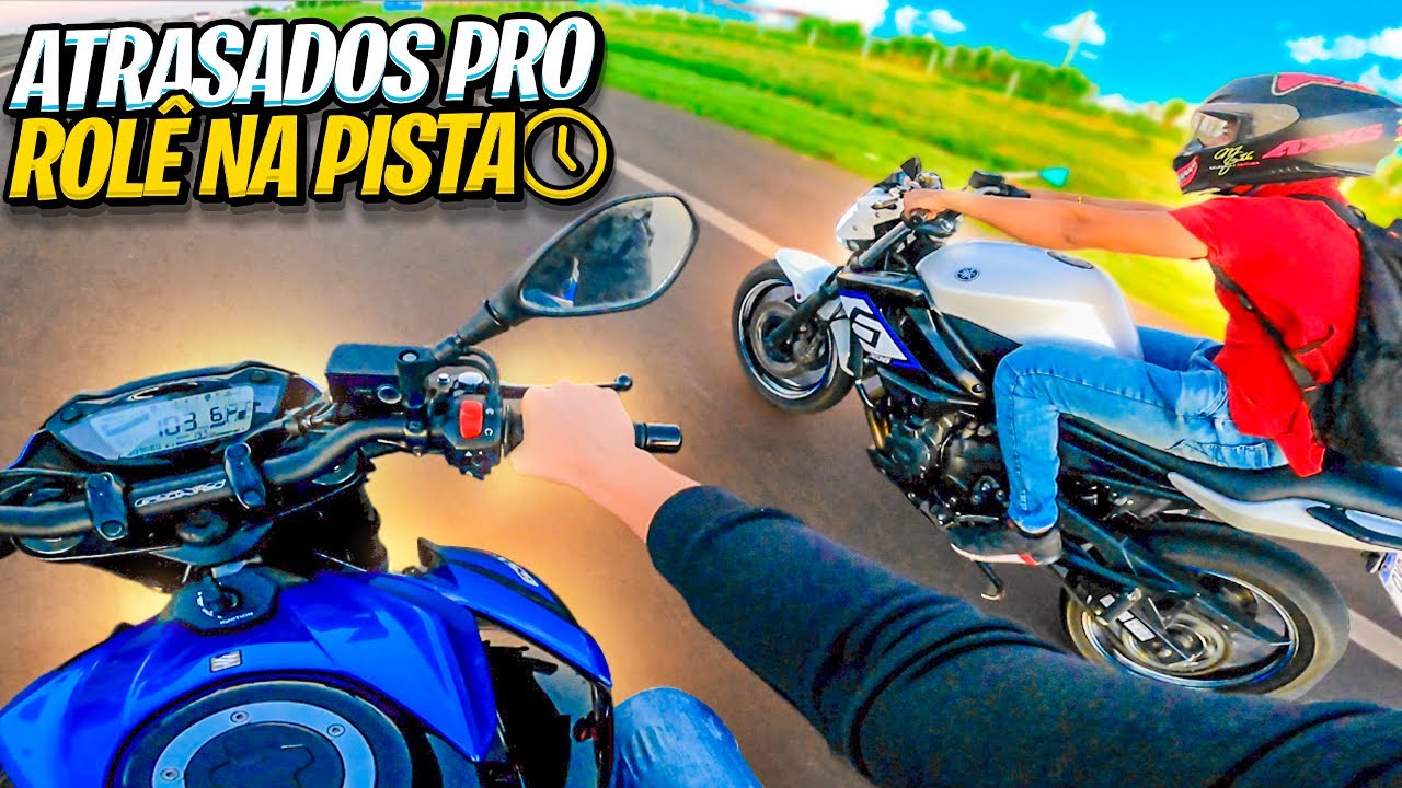 GSX 750 E XJ6 SÓ O CANO NA PISTA PILOTAGEM NÃO RECOMENDADA 😈🔥