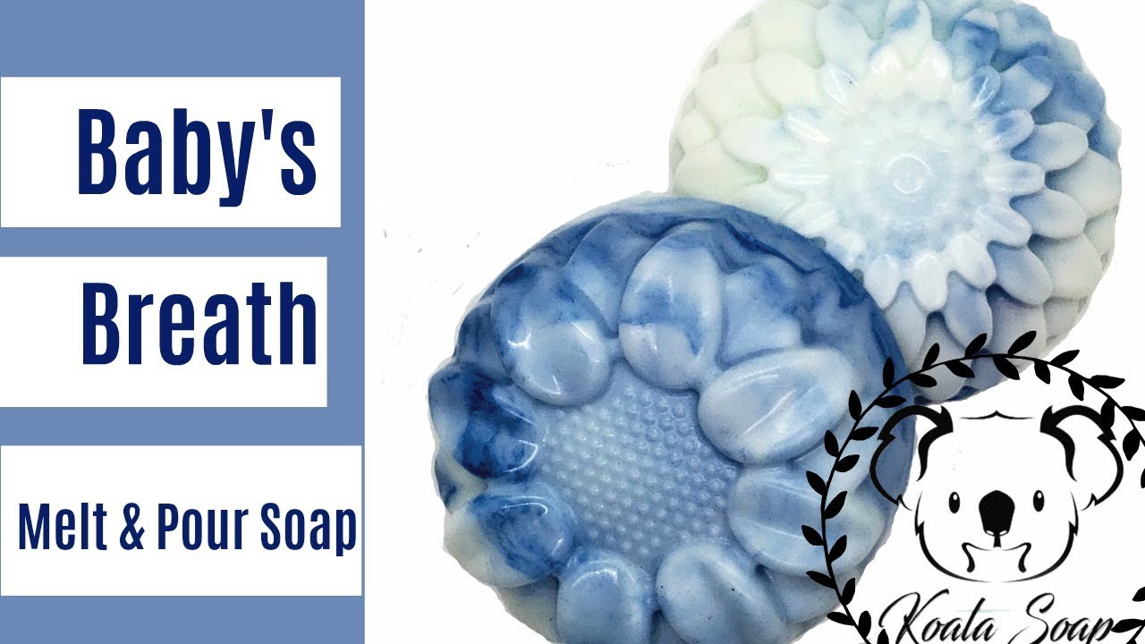 Melt and Pour Soap Making Flower Swirl Soap with Shea Butter MP Soap