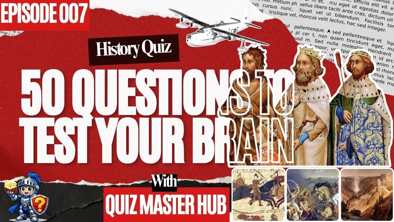 History Genius Challenge: Can You Ace All 50? #quiz  #generalknowledge #trivia