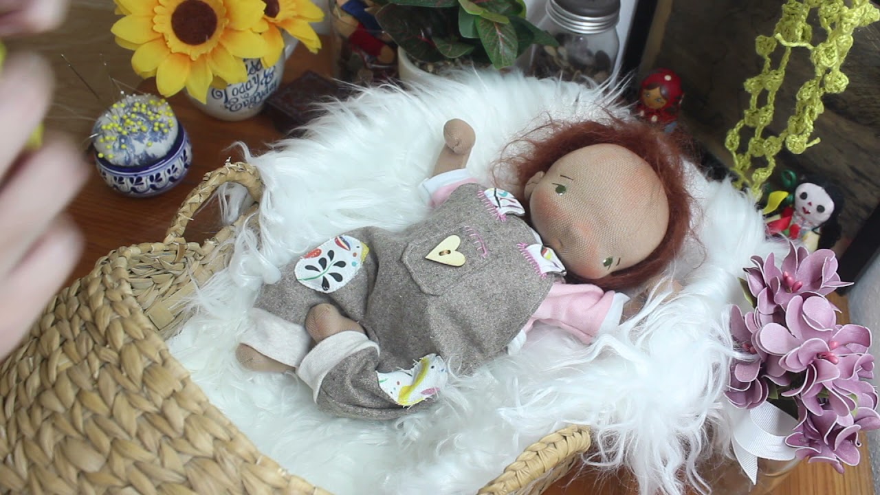 Carmen, 12 inch Natural Fibers Baby Doll by La Chulona Dolls