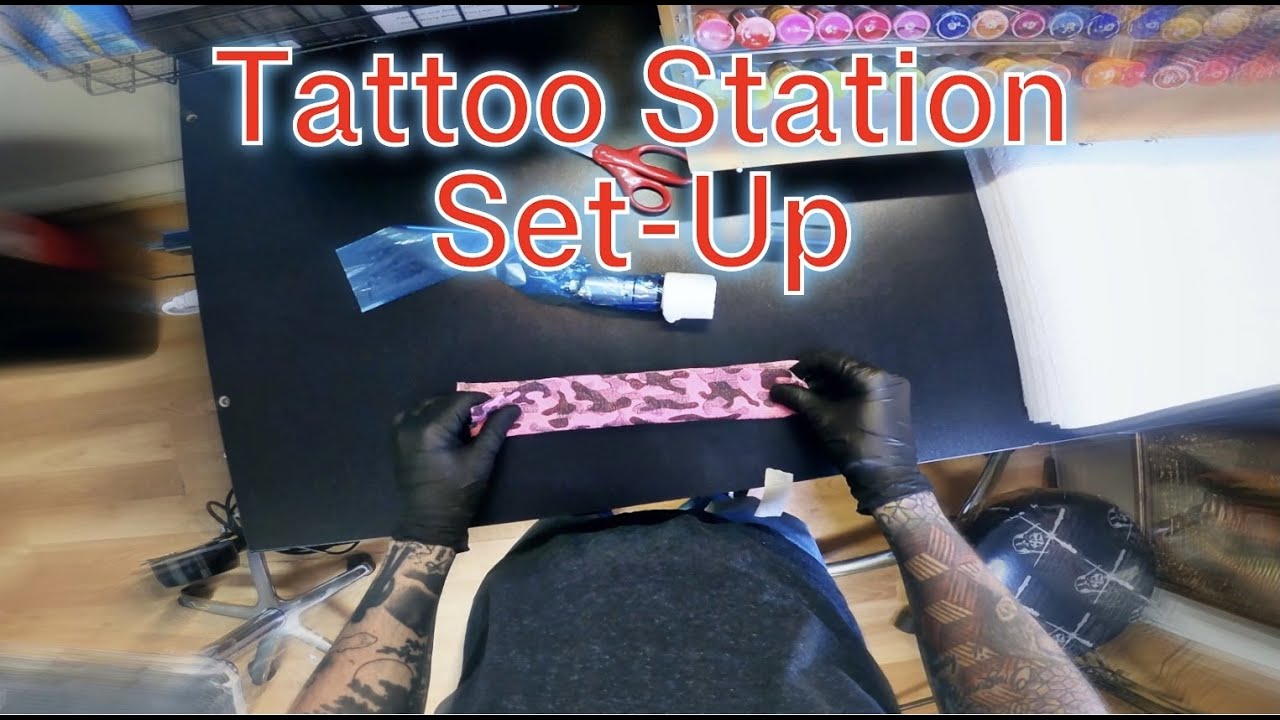 POV Tattoo Station Set Up