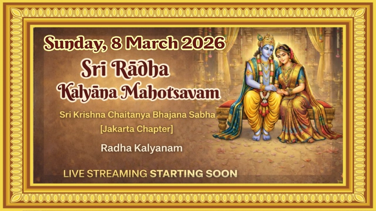 Sri Radha Kalyana Mahotsavam Session 4
