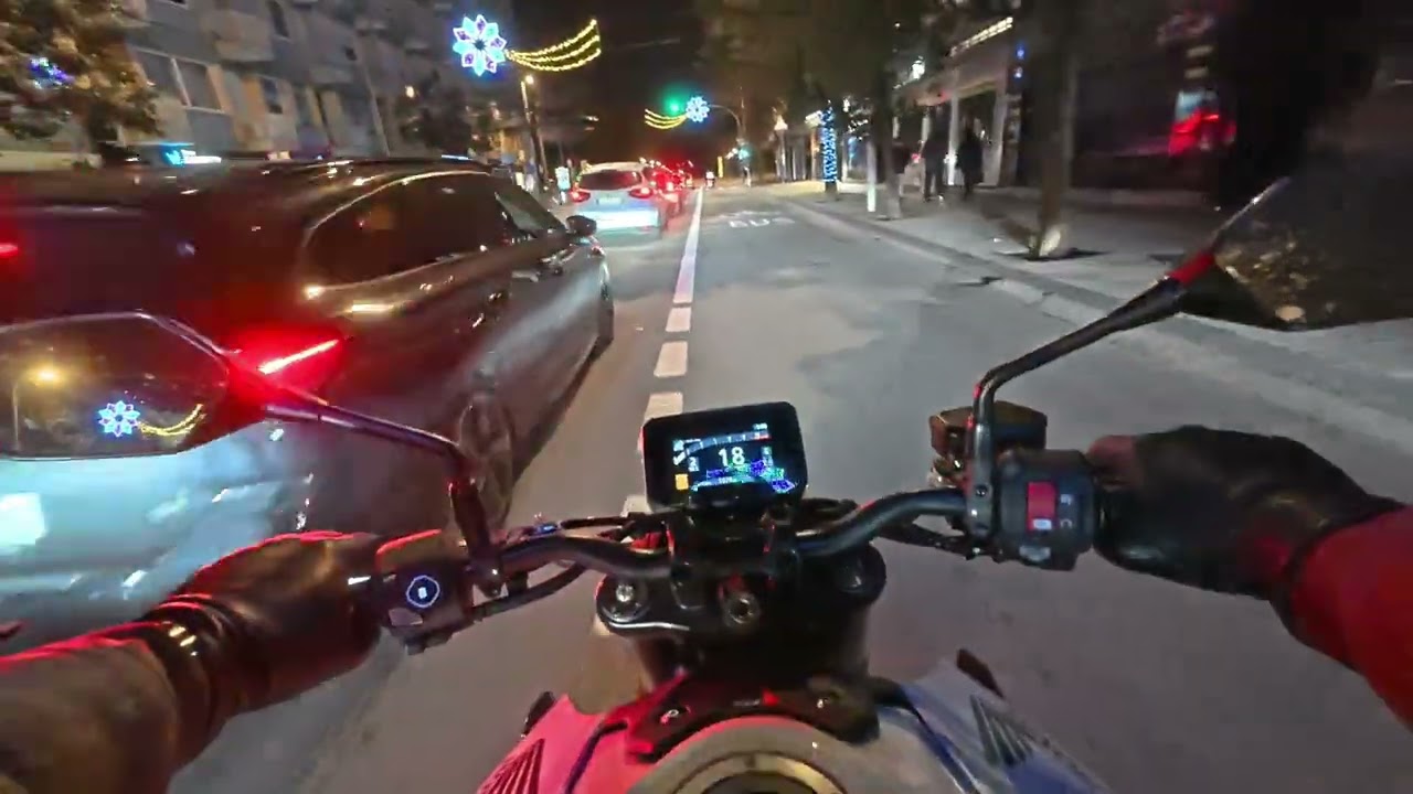 Ride Noturno Honda CB 1000 hornet - Modo Supernight