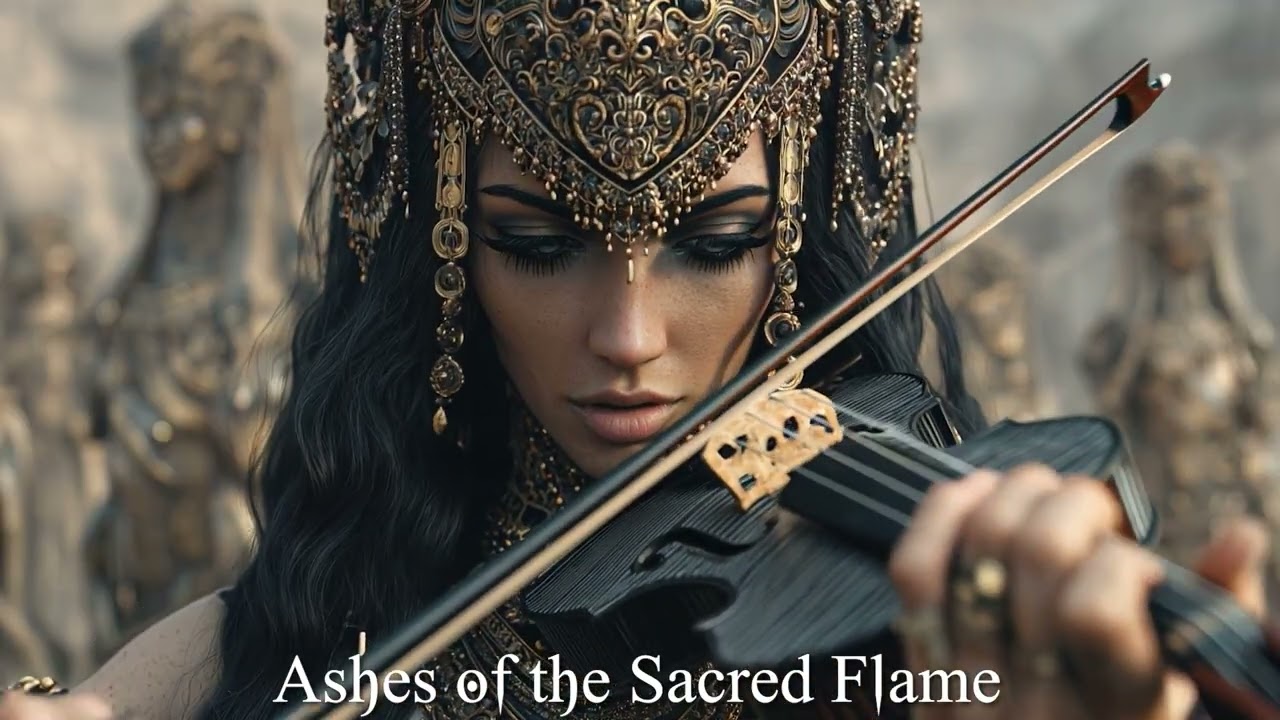 ASHES OF THE SACRED FLAME | Egyptian Violin Metal • Symphonic Rock Mix (Epic Fantasy Music)