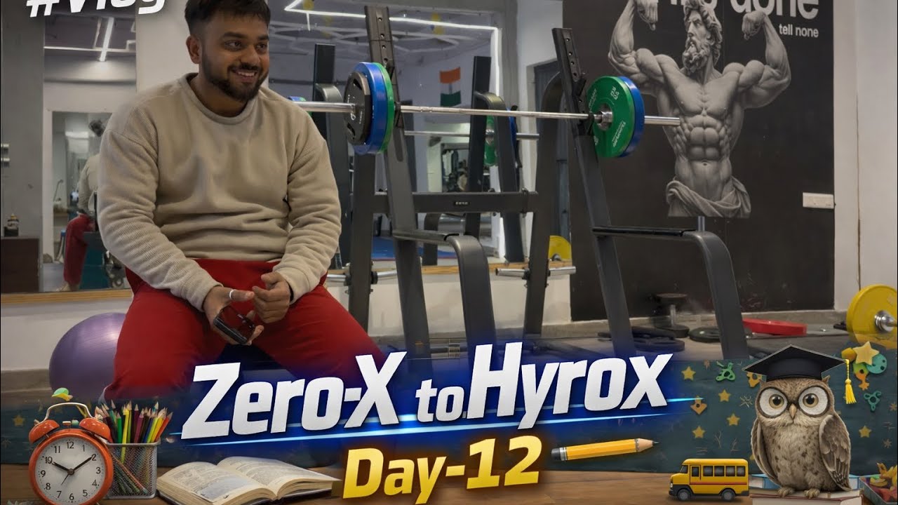 🔥 ZERO-X to HYROX — Day 12 | Fitness Transformation Journey Begins 🔥