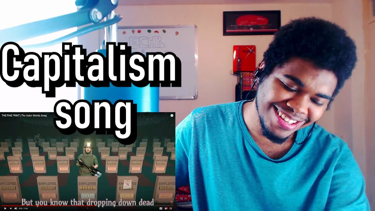 REACTION: THE FINE PRINT | The Outer Worlds Song