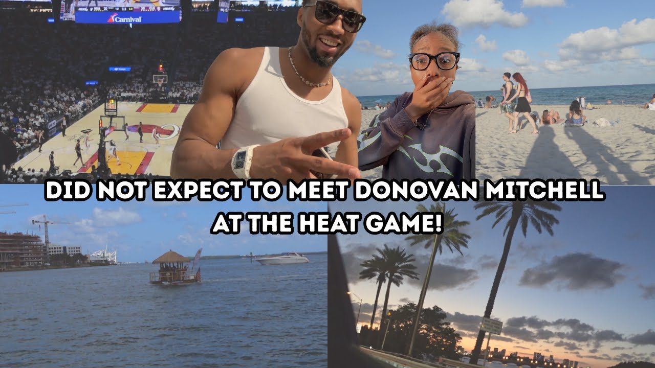 vlog: exploring miami + heat game + met an nba star!!