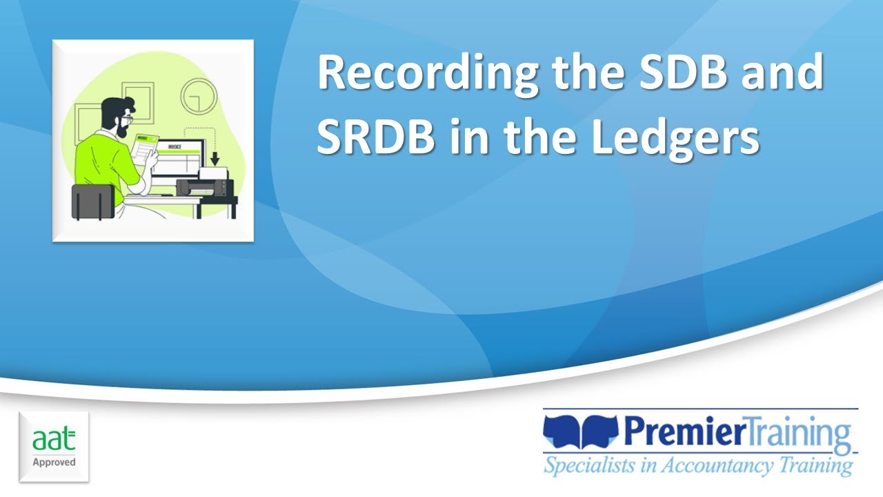 Регистрация SDB и SRDB в бухгалтерских книгах