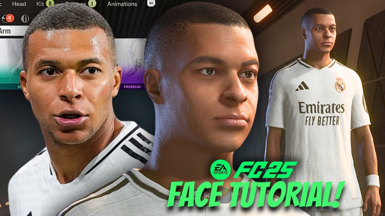 How to create KYLIAN MBAPPE in EA FC25