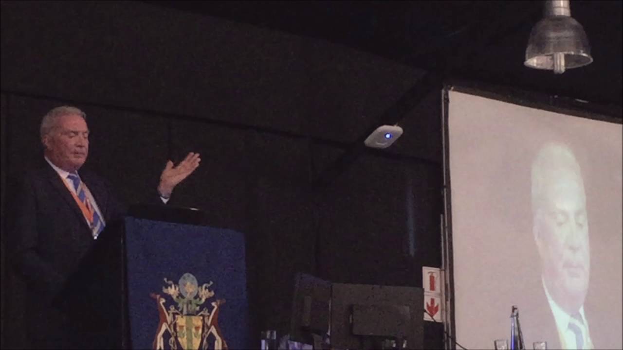 Jim Dornan speaks at The South African Society of Obstetricians and Gynaecologists