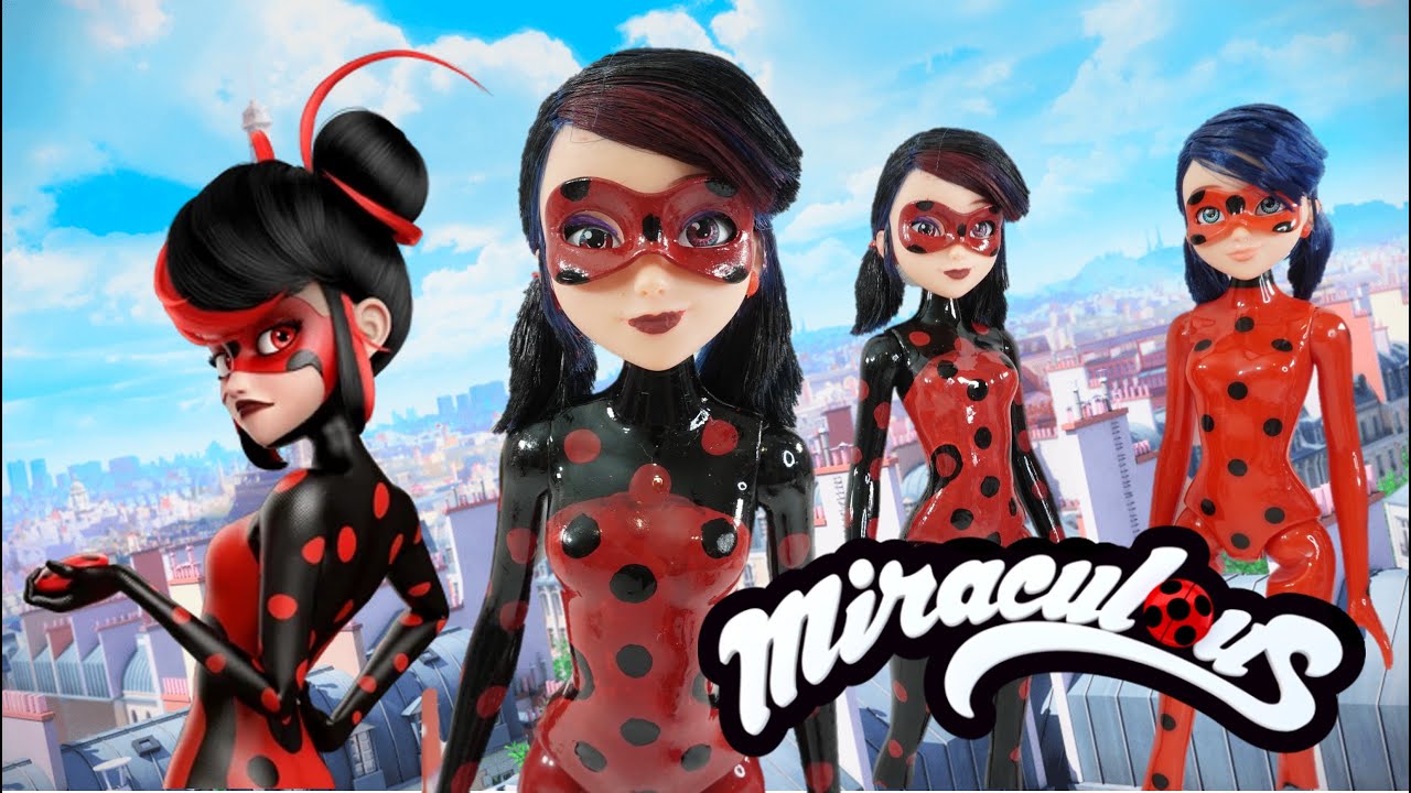 Miraculous Paris Special Evil Shadybug Villain - Miraculous Ladybug Custom Toy Doll