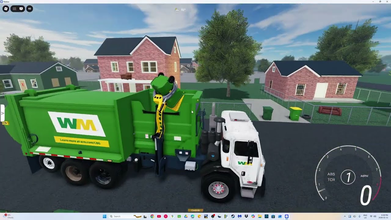 WM of Screven County Peterbilt McNeilus AutoReach on recycling