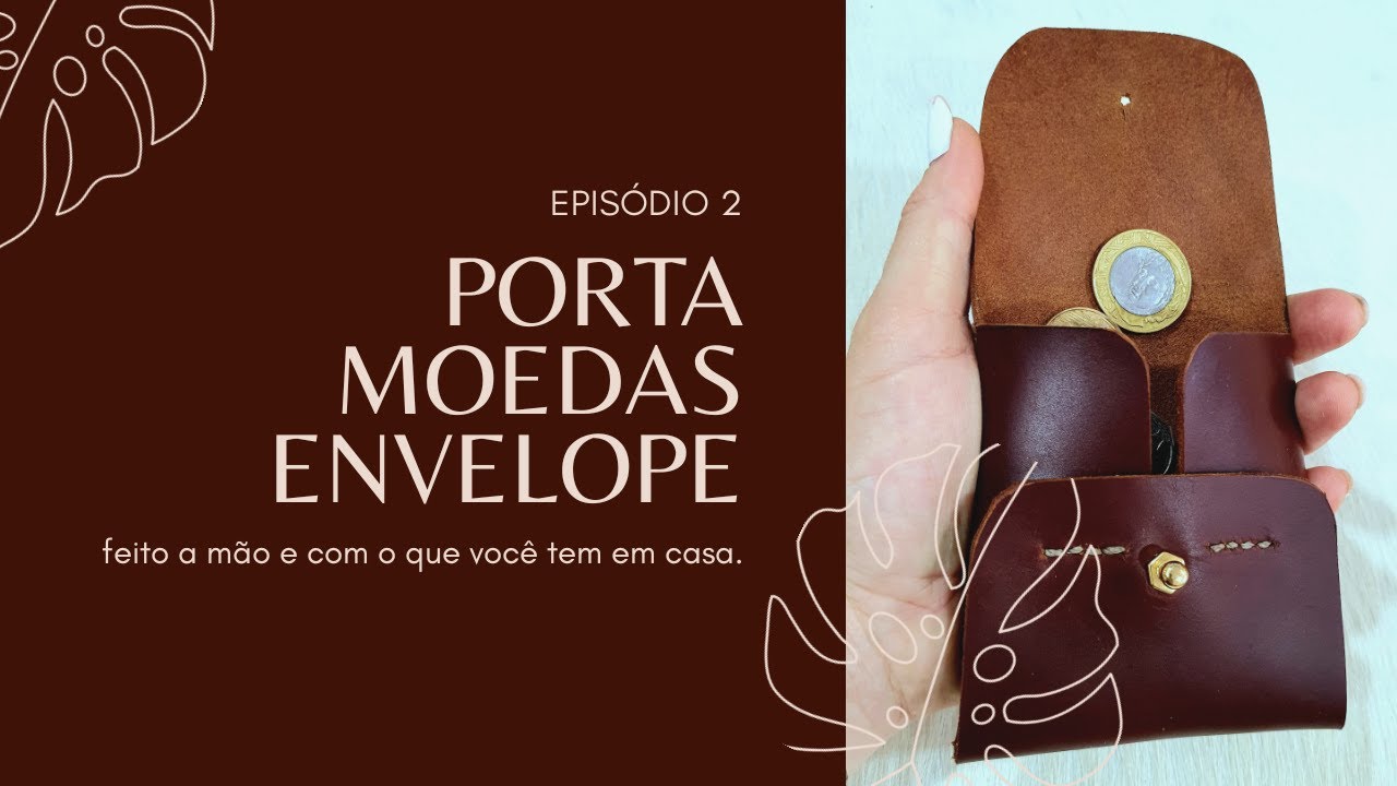 Porta moedas envelope