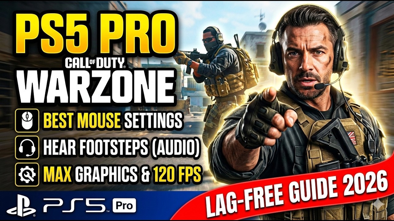 Call of Duty Warzone на PlayStation 5 Pro: лучшие настройки мыши, звука и графики в 2026 году | Р...