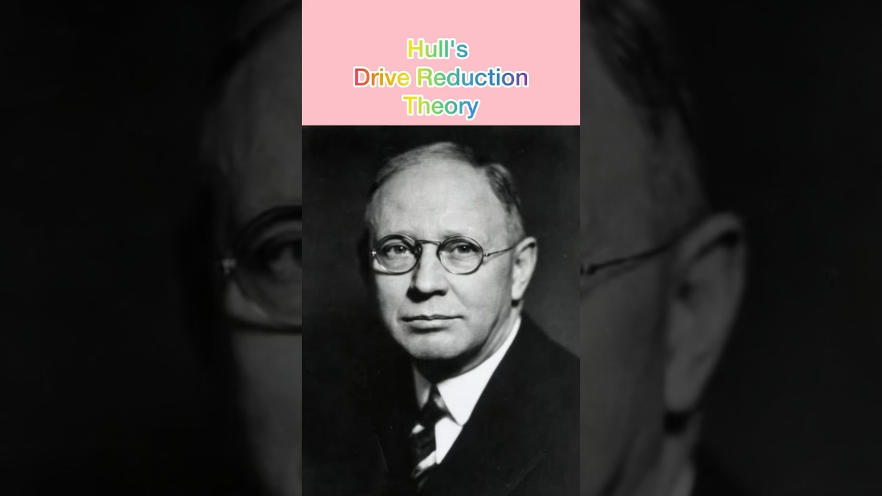Hull's Drive Reduction Theory | #MotivationalTheory #Hull'sReinforcementTheory #Education