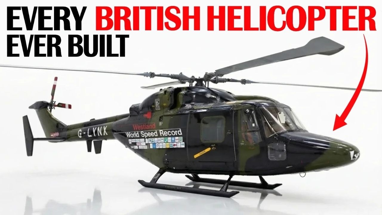 Every British Helicopter Ever Built