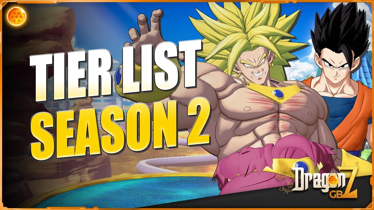 TIER LIST DOS MELHORES PERSONAGENS DA SEASON 2 - DRAGON BALL GEKISHIN SQUADRA
