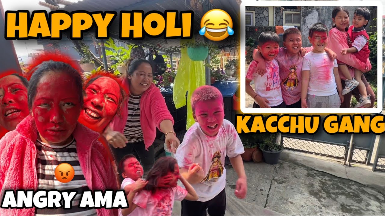 HOLI GOT WILD WITH AAMA AND VAI || BURA NA MANO HOLI HE…🤣
