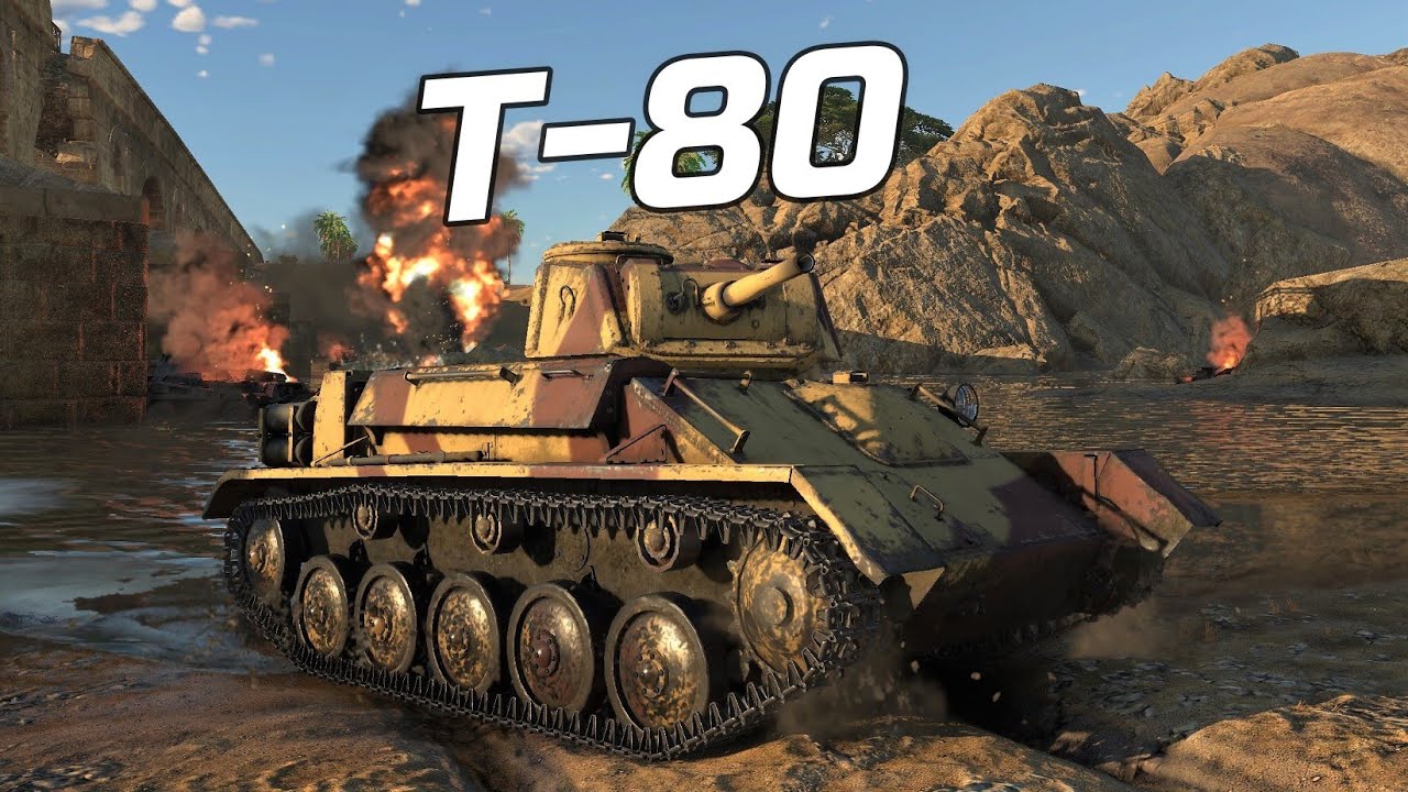 T-80 Soviet Light Tank Gameplay [1440p 60FPS] War Thunder No Commentary