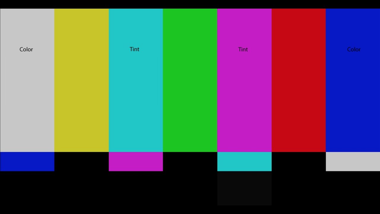 Projector Brightness Contrast and Color Calibration