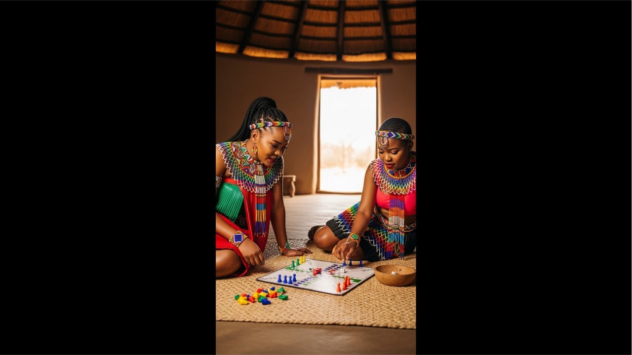 Game time. Watch beautiful ladies play ludu #game #africa #villagelife #village
