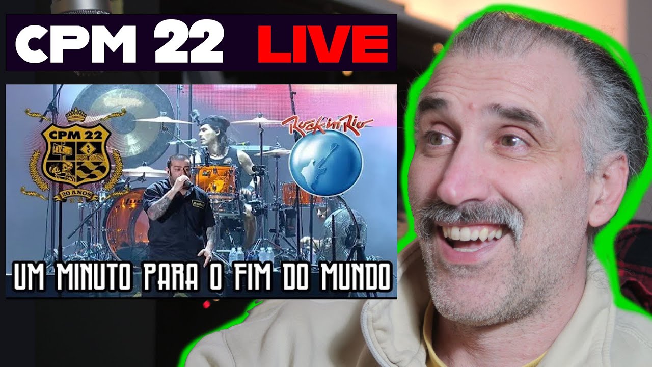CPM 22 - Um Minuto Para o Fim do Mundo (Ao Vivo no Rock in Rio) REACTION!