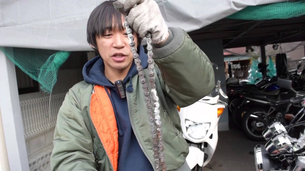 バイクのチェーンの点検・伸び、交換時期、使用限度を見分ける方法