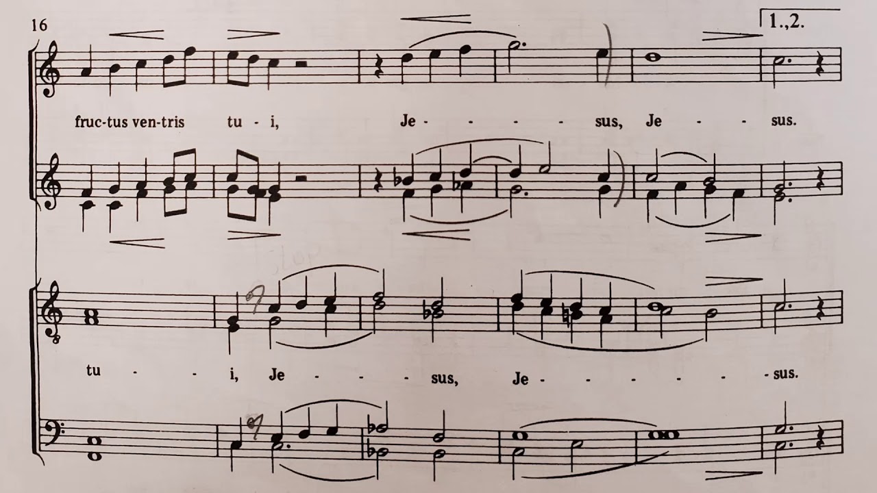 Ave Maria - Biebl - Baritone