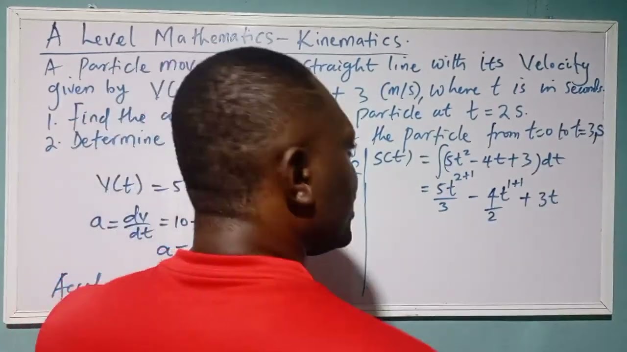 Kinematics A-Level. Differentiation and Integration. How to calculate acceleration and displacement.