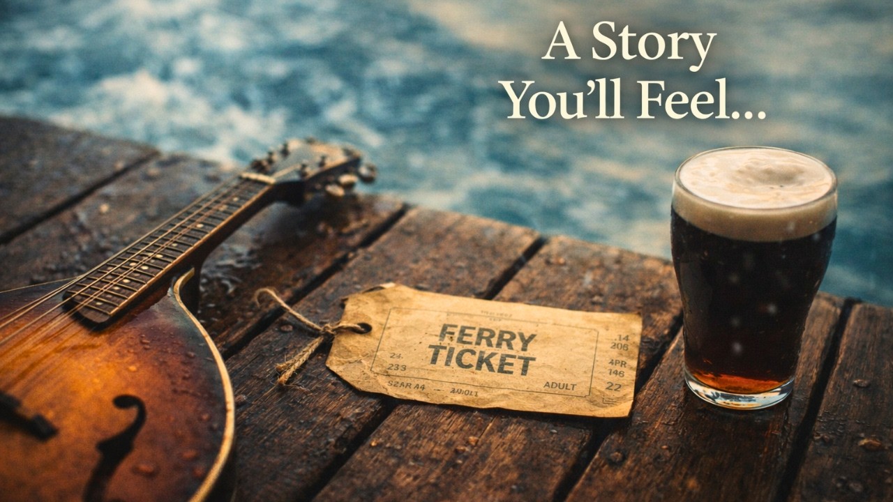 The Last Ferry Home (Irish Folk Story Song) | Fiddle + Mandolin | Back to Ireland | 112 BPM