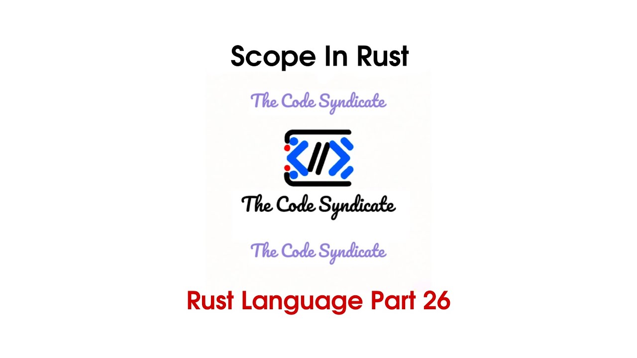 Scope in Rust | Rust Tutorial 2023 | Part 26 #coding #rustprogramming #programmingtutorial