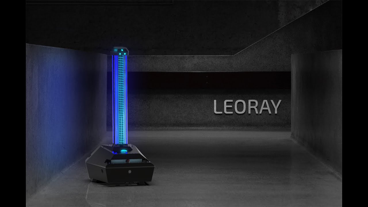 LeoRay Autonomous UV-C Disinfection Robot
