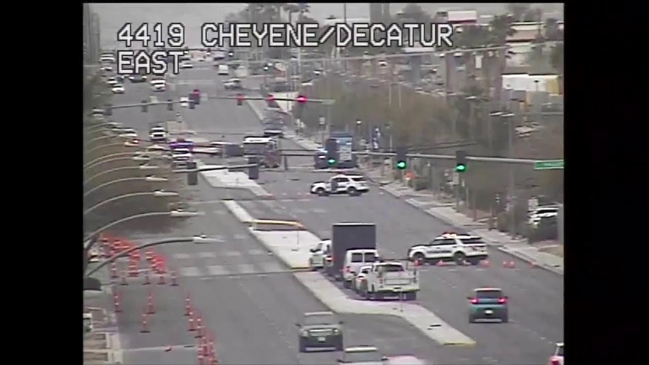 2 believed dead in fiery North Las Vegas crash