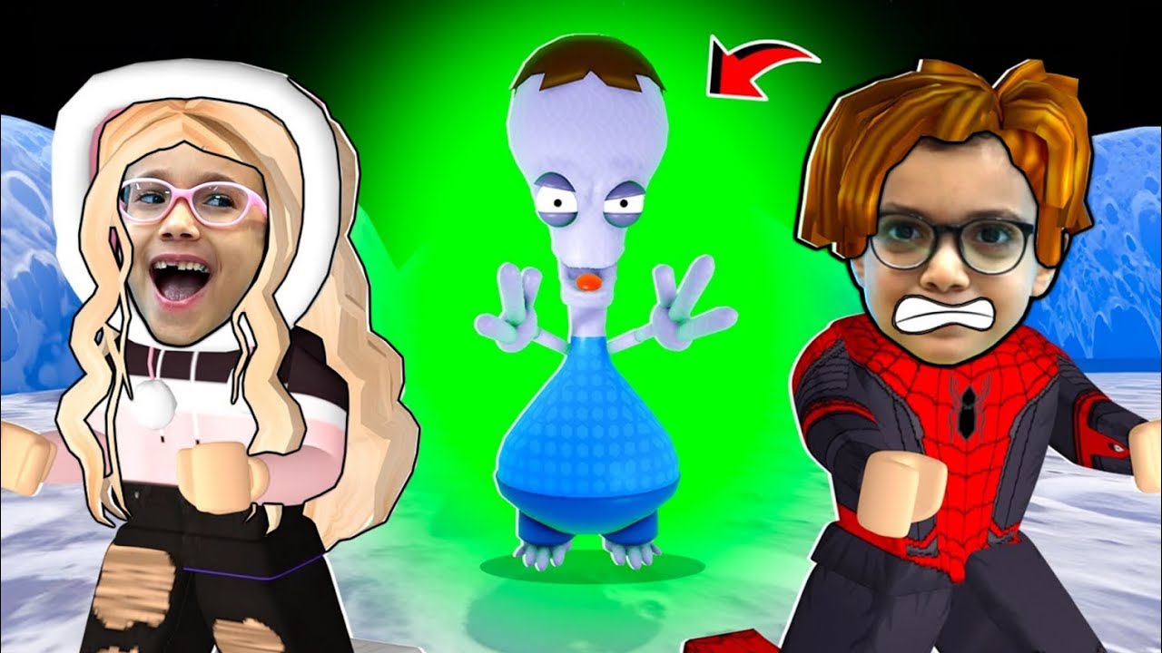 Escape Team Alien - Roblox Obby I 😮الكائنات الفضائية جريت ورانا بهدلونا وحبسوناااا